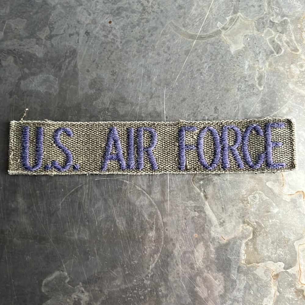 U.S. AIR FORCE embroidered tape patch - Vintage